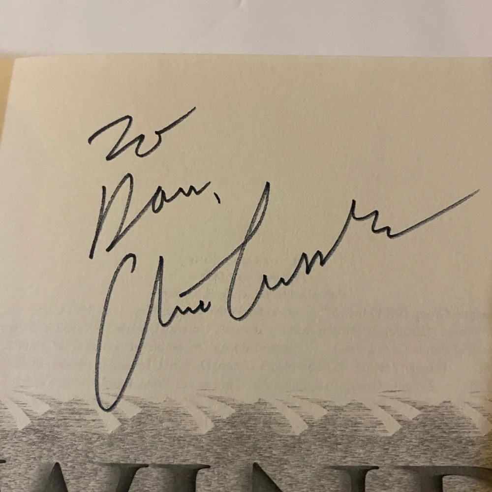 Autographed Clive Cussler & Dirk Cussler Black Wind A Dirk Pitt Novel Hardback